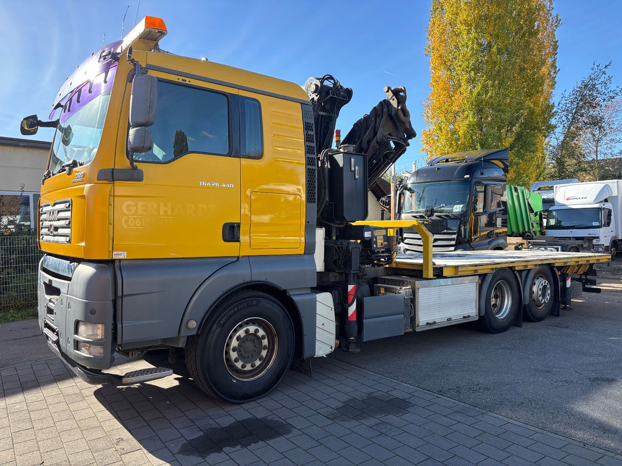 MAN TGA 26.440 FASSI F450AXP Containerauf./Lenkachse - Truk derek: gambar 3 MAN TGA 26.440 FASSI F450AXP Containerauf./Lenkachse - Truk derek: gambar 3