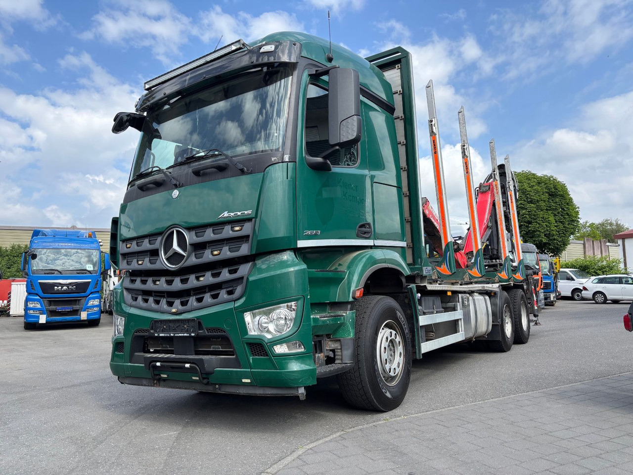 Mercedes-Benz Arocs 6x4/Kran Cranab TZ 12.2 - Truk logging, Truk derek: gambar 3 Mercedes-Benz Arocs 6x4/Kran Cranab TZ 12.2 - Truk logging, Truk derek: gambar 3