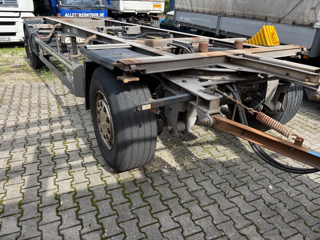 Schmitz Cargobull AWF 18 Containeraufbau/VERZINKT/Scheibe - Trailer pengangkut mobil: gambar 1 Schmitz Cargobull AWF 18 Containeraufbau/VERZINKT/Scheibe - Trailer pengangkut mobil: gambar 1