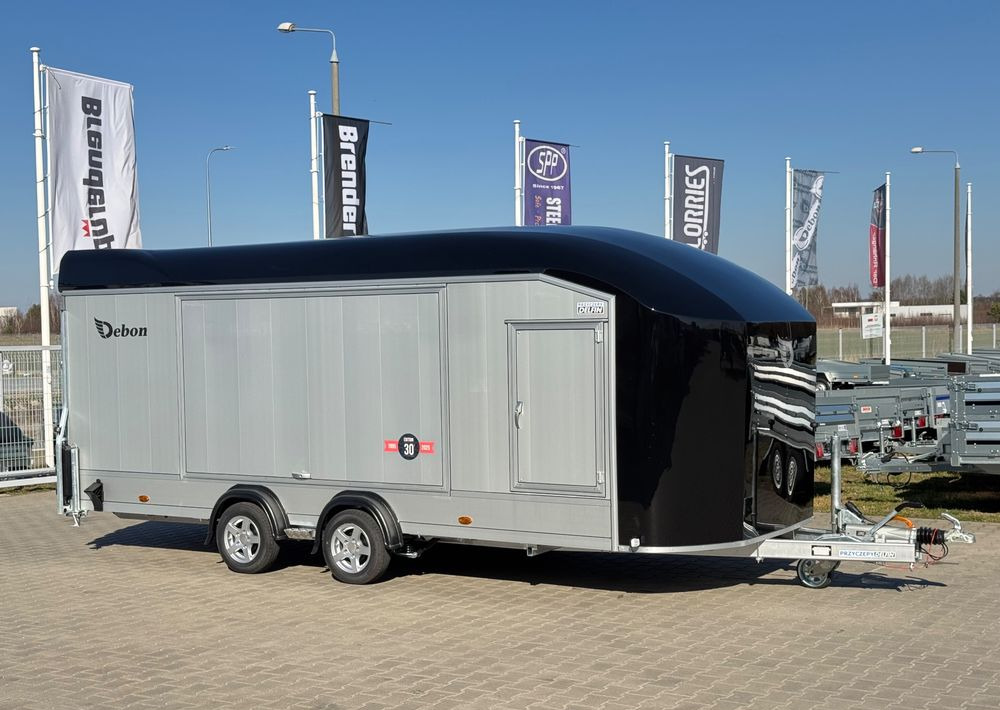 DEBON C2000 - zamknięta przyczepa do przewozu aut, 550 x 215 cm, 3500kg, felgi ALU, wciągarka elektryczna - Trailer autotransporter: gambar 1 DEBON C2000 - zamknięta przyczepa do przewozu aut, 550 x 215 cm, 3500kg, felgi ALU, wciągarka elektryczna - Trailer autotransporter: gambar 1