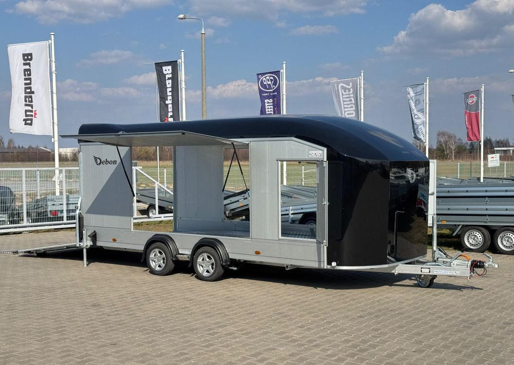 DEBON C2000 - zamknięta przyczepa do przewozu aut, 550 x 215 cm, 3500kg, felgi ALU, wciągarka elektryczna - Trailer autotransporter: gambar 2 DEBON C2000 - zamknięta przyczepa do przewozu aut, 550 x 215 cm, 3500kg, felgi ALU, wciągarka elektryczna - Trailer autotransporter: gambar 2