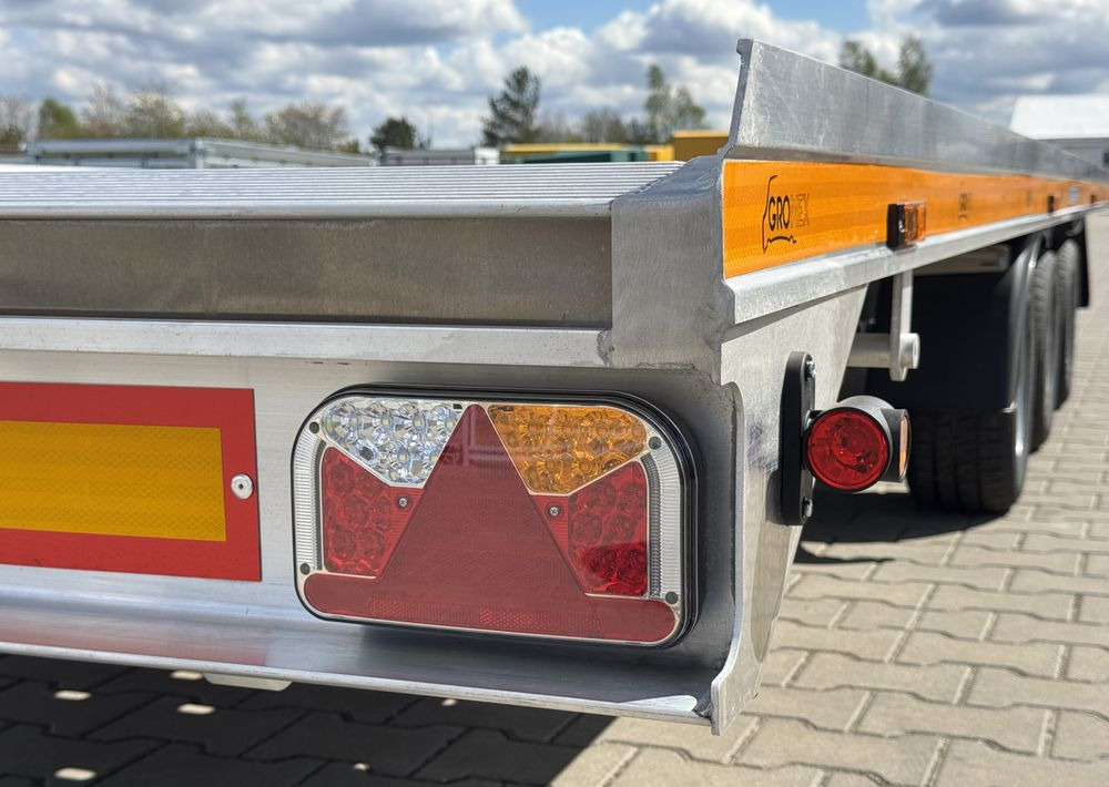 GROMEX L3-3500-6 | 600 x 210 cm / 3500 kg / lampy LED / koło zapasowe / najazdy ALU - Trailer autotransporter: gambar 4 GROMEX L3-3500-6 | 600 x 210 cm / 3500 kg / lampy LED / koło zapasowe / najazdy ALU - Trailer autotransporter: gambar 4