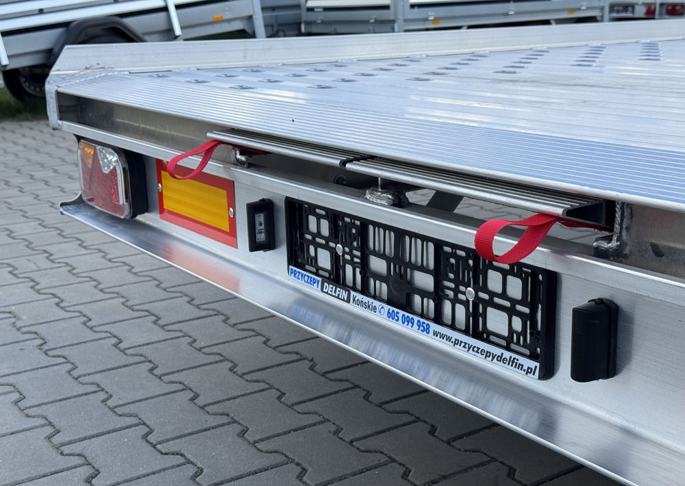 GROMEX L3-3500-6 | 600 x 210 cm / 3500 kg / lampy LED / koło zapasowe / najazdy ALU - Trailer autotransporter: gambar 5 GROMEX L3-3500-6 | 600 x 210 cm / 3500 kg / lampy LED / koło zapasowe / najazdy ALU - Trailer autotransporter: gambar 5