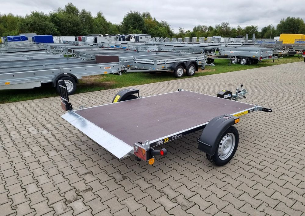 LORRIES PT75-2617 - 255 x 170 cm / 750 kg opuszczana platforma pod quady Can-Am, CF-Moto, Polaris, Spyder - Trailer sepeda motor: gambar 4 LORRIES PT75-2617 - 255 x 170 cm / 750 kg opuszczana platforma pod quady Can-Am, CF-Moto, Polaris, Spyder - Trailer sepeda motor: gambar 4