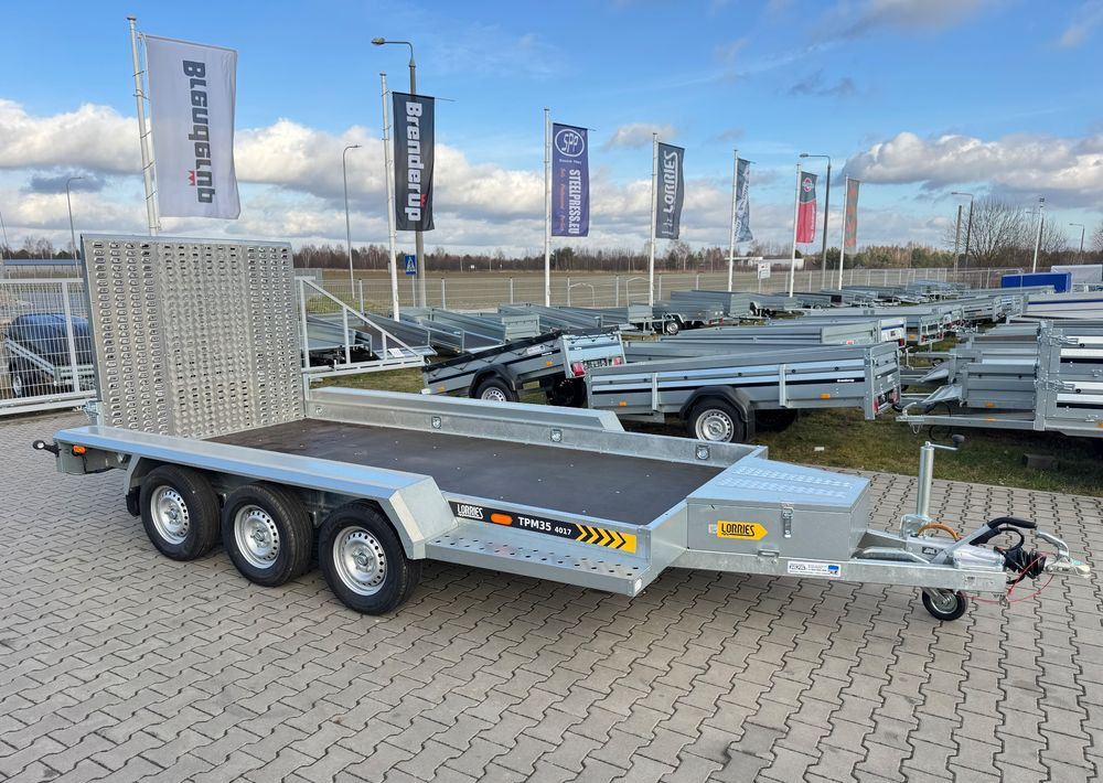 LORRIES TPM35-4017 402x175 cm DMC 3500kg przyczepa 3 osiowa pod koparkę budowlanka - Trailer untuk mesin konstruksi: gambar 1 LORRIES TPM35-4017 402x175 cm DMC 3500kg przyczepa 3 osiowa pod koparkę budowlanka - Trailer untuk mesin konstruksi: gambar 1