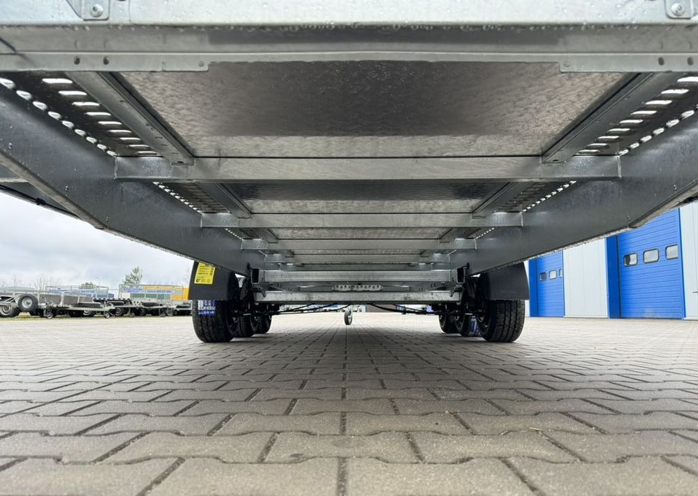 Trailer autotransporter Lorries Lorries PLI35-6021 - laweta trzyosiowa uchylna lampy LED pompa hydrauliczna wypełnienie podłogi ALU: gambar 8