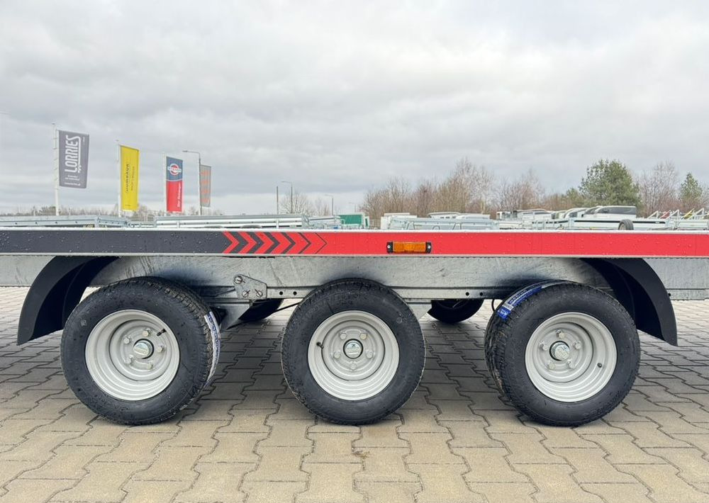 Trailer autotransporter Lorries Lorries PLI35-6021 - laweta trzyosiowa uchylna lampy LED pompa hydrauliczna wypełnienie podłogi ALU: gambar 5