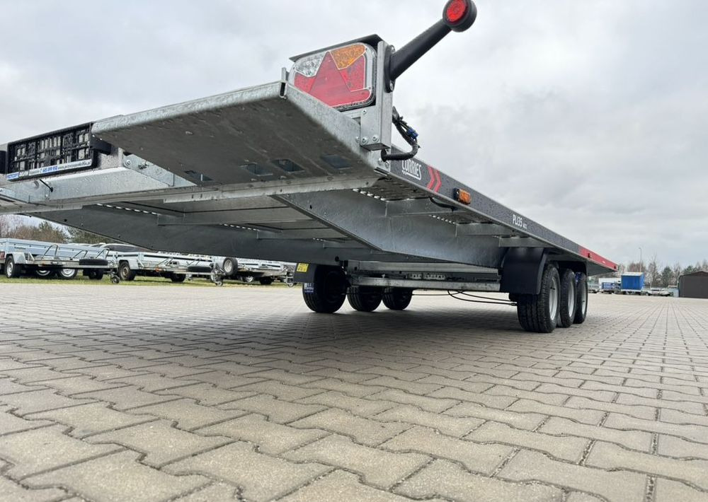 Trailer autotransporter Lorries Lorries PLI35-6021 - laweta trzyosiowa uchylna lampy LED pompa hydrauliczna wypełnienie podłogi ALU: gambar 9