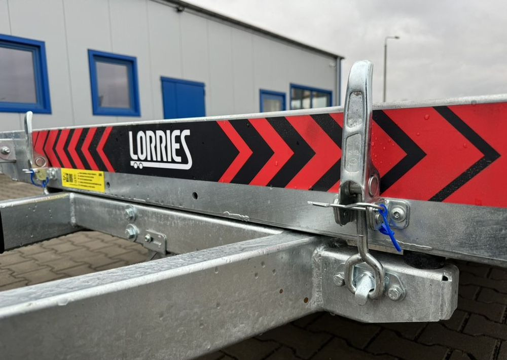 Trailer autotransporter Lorries Lorries PLI35-6021 - laweta trzyosiowa uchylna lampy LED pompa hydrauliczna wypełnienie podłogi ALU: gambar 15