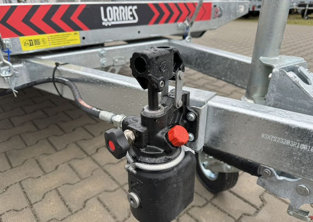 Trailer autotransporter Lorries Lorries PLI35-6021 - laweta trzyosiowa uchylna lampy LED pompa hydrauliczna wypełnienie podłogi ALU: gambar 16