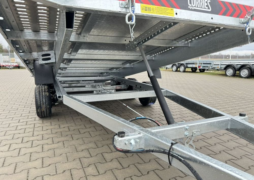 Trailer autotransporter Lorries Lorries PLI35-6021 - laweta trzyosiowa uchylna lampy LED pompa hydrauliczna wypełnienie podłogi ALU: gambar 19