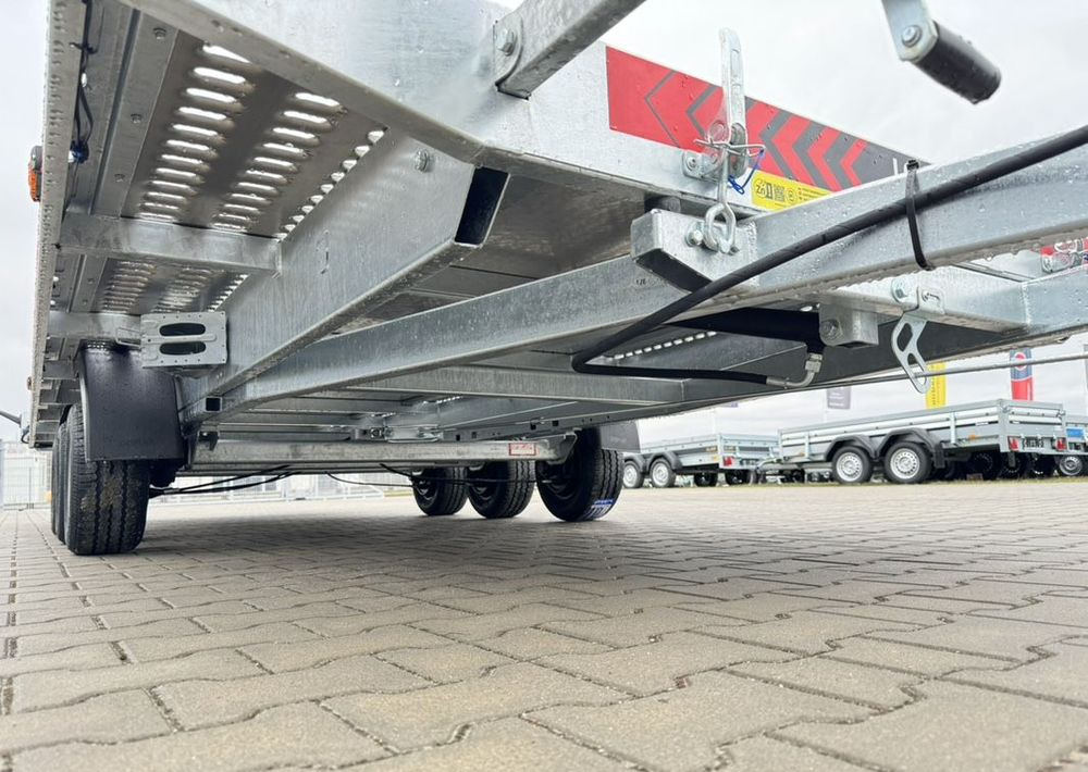 Trailer autotransporter Lorries Lorries PLI35-6021 - laweta trzyosiowa uchylna lampy LED pompa hydrauliczna wypełnienie podłogi ALU: gambar 17