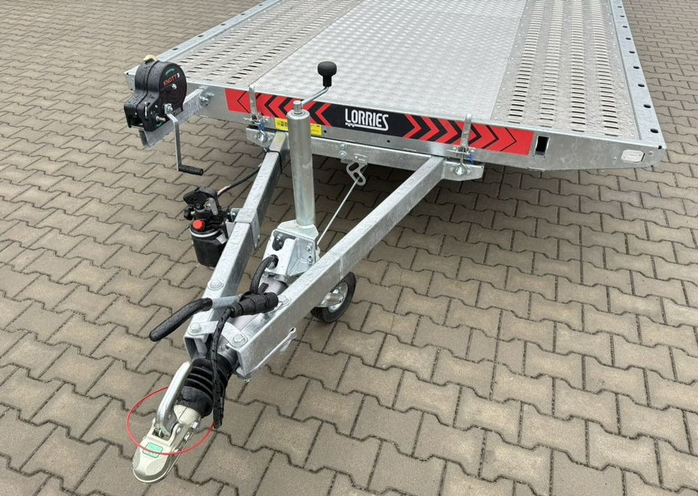 Trailer autotransporter Lorries Lorries PLI35-6021 - laweta trzyosiowa uchylna lampy LED pompa hydrauliczna wypełnienie podłogi ALU: gambar 11