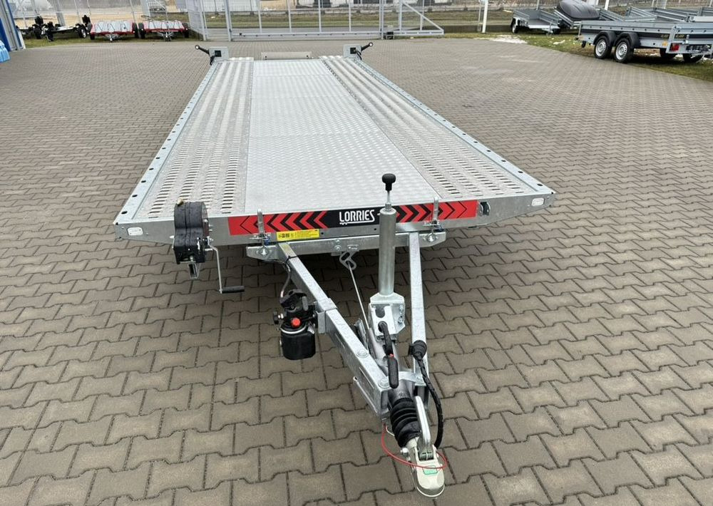 Trailer autotransporter Lorries Lorries PLI35-6021 - laweta trzyosiowa uchylna lampy LED pompa hydrauliczna wypełnienie podłogi ALU: gambar 14