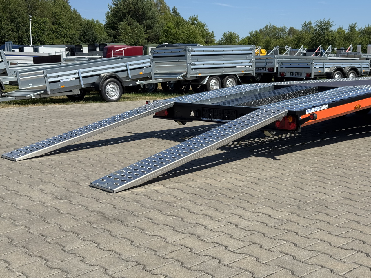 Trailer autotransporter baru NIEWIADÓW Indiana Premium Color 850 x 210 cm | 3500 kg: gambar 20