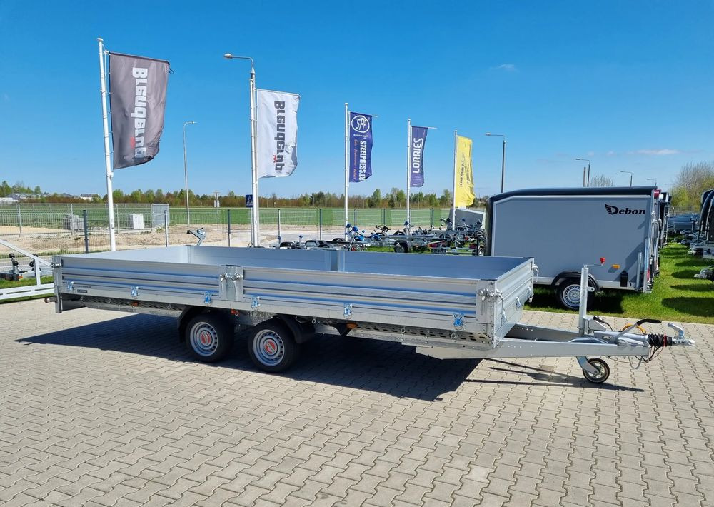 Stema Przyczepa 510x213 cm ALU 3,5T hamowana - Trailer flatbed: gambar 1 Stema Przyczepa 510x213 cm ALU 3,5T hamowana - Trailer flatbed: gambar 1