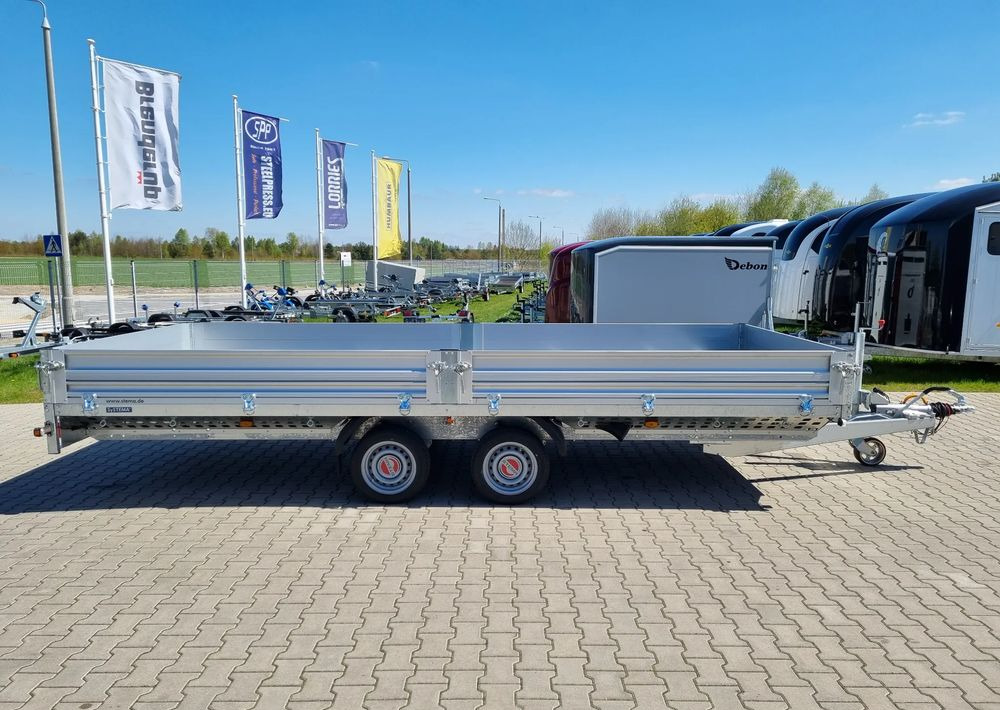 Stema Przyczepa 510x213 cm ALU 3,5T hamowana - Trailer flatbed: gambar 2 Stema Przyczepa 510x213 cm ALU 3,5T hamowana - Trailer flatbed: gambar 2