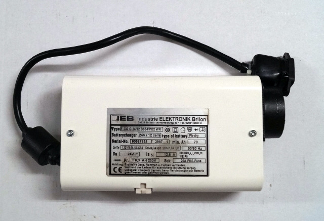 IEB 90587858 | IEB charger EFG 230 G 24/12 B65-FP02 WR 24V12,6A 220V 50/60Hz fro - Baterai untuk Peralatan untuk menangani material: gambar 1 IEB 90587858 | IEB charger EFG 230 G 24/12 B65-FP02 WR 24V12,6A 220V 50/60Hz fro - Baterai untuk Peralatan untuk menangani material: gambar 1