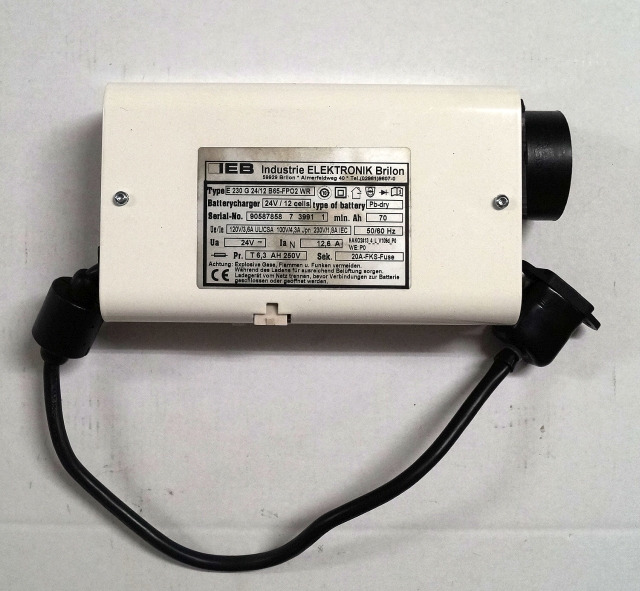IEB 90587858 | IEB charger EFG 230 G 24/12 B65-FP02 WR 24V12,6A 220V 50/60Hz fro - Baterai untuk Peralatan untuk menangani material: gambar 1 IEB 90587858 | IEB charger EFG 230 G 24/12 B65-FP02 WR 24V12,6A 220V 50/60Hz fro - Baterai untuk Peralatan untuk menangani material: gambar 1