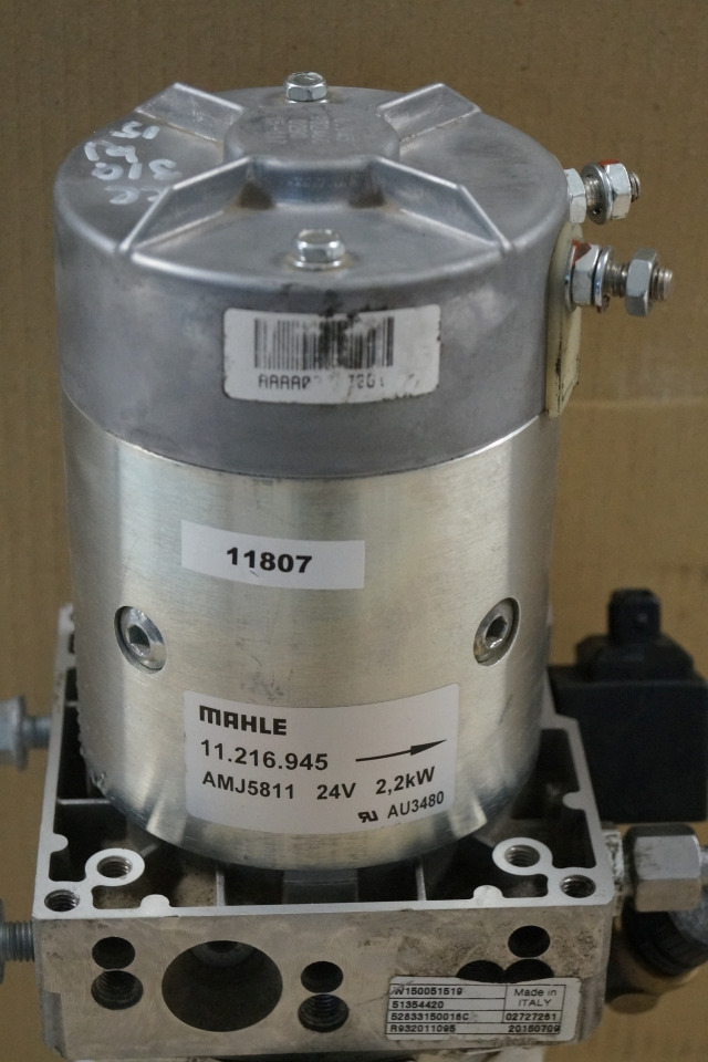 Jungheinrich 51064221 | Pump unit 24V 2,2KW Mahle AMJ5811 Pump motor 51056970 Pump unit 24V 2,2KW Mahle AMJ5811 Pump motor 51056970 Tank 16146890 Valve block 51305972 for ECE310 year 2015 - Pompa hidrolik untuk Peralatan untuk menangani material: gambar 2 Jungheinrich 51064221 | Pump unit 24V 2,2KW Mahle AMJ5811 Pump motor 51056970 Pump unit 24V 2,2KW Mahle AMJ5811 Pump motor 51056970 Tank 16146890 Valve block 51305972 for ECE310 year 2015 - Pompa hidrolik untuk Peralatan untuk menangani material: gambar 2