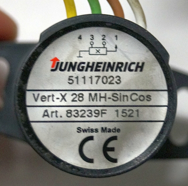 Jungheinrich 51117023 | Sinus Cosinus sensor steering - Sensor untuk Peralatan untuk menangani material: gambar 4 Jungheinrich 51117023 | Sinus Cosinus sensor steering - Sensor untuk Peralatan untuk menangani material: gambar 4