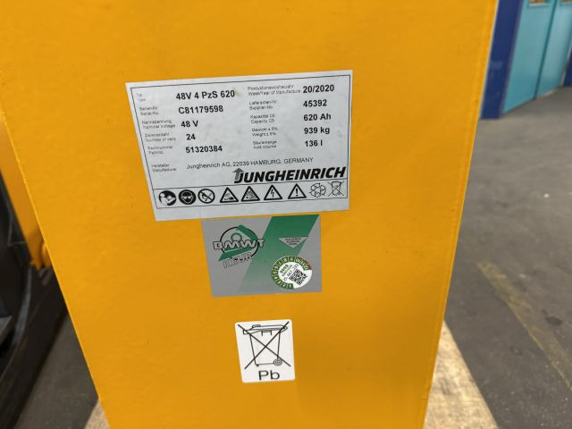 Jungheinrich unknown | 48 4PZS620 year 20/2020 sn. C81179598 dimensions 1220x355 - Baterai untuk Peralatan untuk menangani material: gambar 4 Jungheinrich unknown | 48 4PZS620 year 20/2020 sn. C81179598 dimensions 1220x355 - Baterai untuk Peralatan untuk menangani material: gambar 4