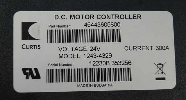 Still 45443605800 | Rij regeling Drive controller 24/300A Curtis model 1243-4329 - ECU untuk Peralatan untuk menangani material: gambar 2 Still 45443605800 | Rij regeling Drive controller 24/300A Curtis model 1243-4329 - ECU untuk Peralatan untuk menangani material: gambar 2