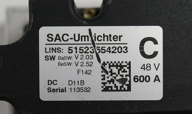 Still 51523654203 | Controller 48V/600A V2,03 V2,52 sn. 113532 from Still FMX12 - ECU untuk Peralatan untuk menangani material: gambar 2 Still 51523654203 | Controller 48V/600A V2,03 V2,52 sn. 113532 from Still FMX12 - ECU untuk Peralatan untuk menangani material: gambar 2