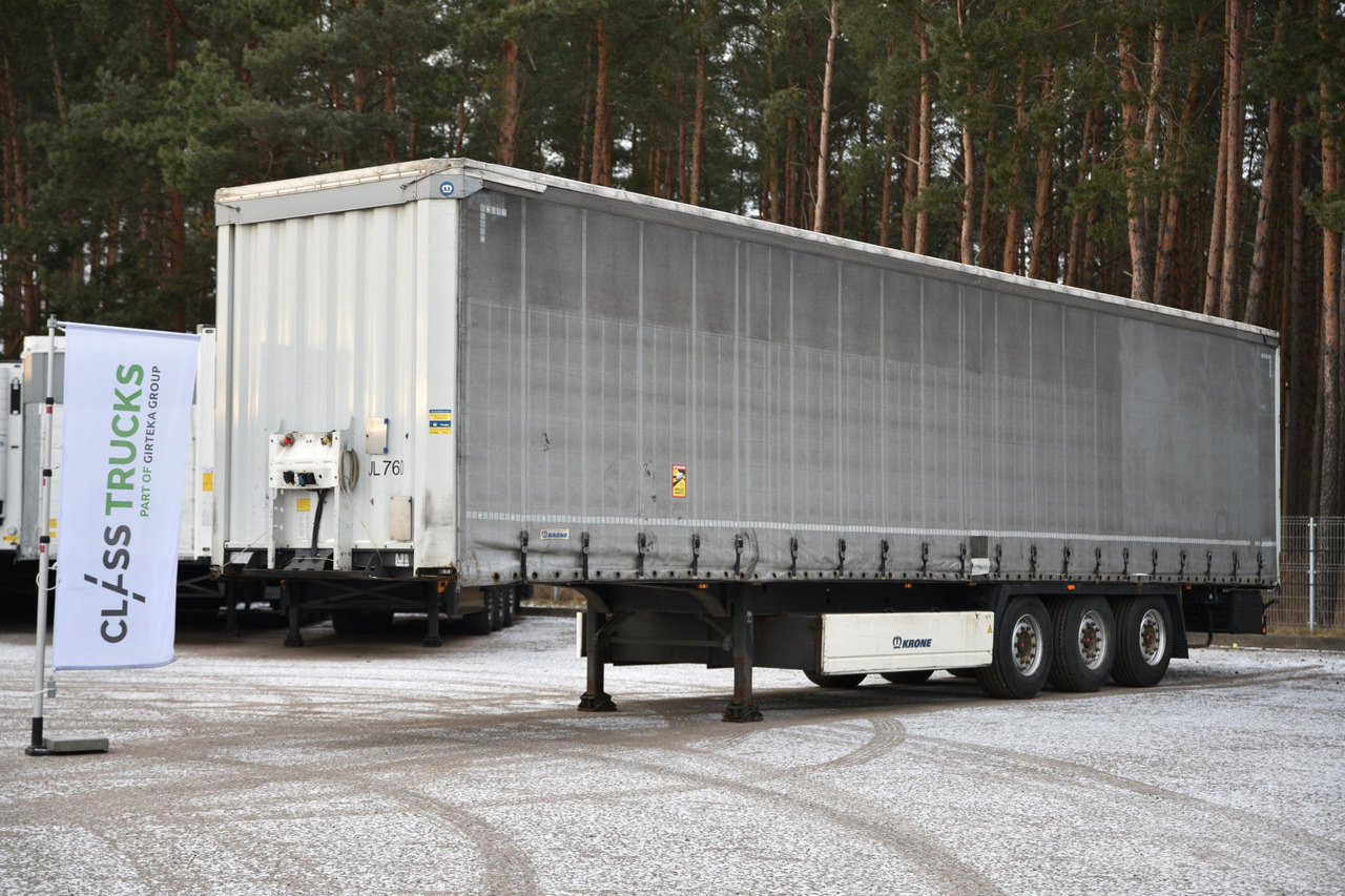 Krone SDP Profi Liner Standard Lifting Axle - Semi-trailer dengan terpal samping: gambar 1 Krone SDP Profi Liner Standard Lifting Axle - Semi-trailer dengan terpal samping: gambar 1