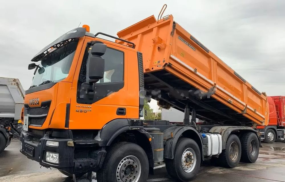 Iveco Trakker 450 E6 / BB/ 8x4 / Wywrotka Meiller 3-stronna / Bordmatik / Automat / Retarder - Truk jungkit: gambar 2 Iveco Trakker 450 E6 / BB/ 8x4 / Wywrotka Meiller 3-stronna / Bordmatik / Automat / Retarder - Truk jungkit: gambar 2