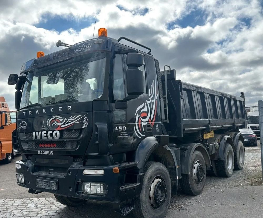 Iveco Trakker 450 • Meiller • Wywrotka Trójstronna • Bordmatik • 8x4 • Euro 5 • - Truk jungkit: gambar 1 Iveco Trakker 450 • Meiller • Wywrotka Trójstronna • Bordmatik • 8x4 • Euro 5 • - Truk jungkit: gambar 1