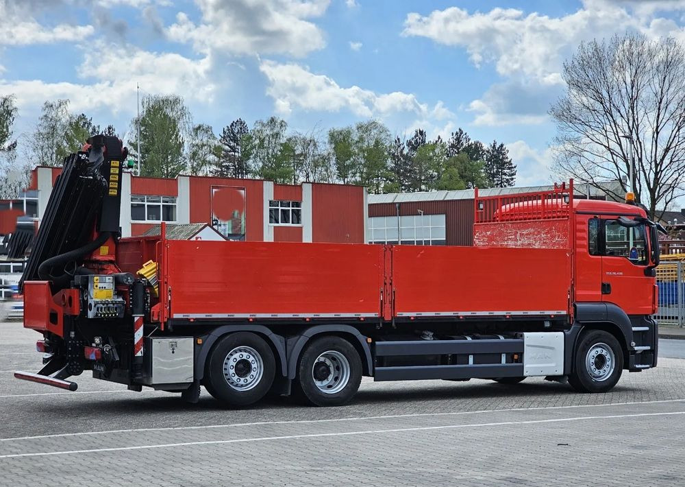 MAN MAN TGS 26.430 | Skrzynia + HDS Palfinger PK 22002 |6-krotne hydrauliczne przedłużenia | PILOT | Pneumatyka | - Truk flatbed, Truk derek: gambar 4 MAN MAN TGS 26.430 | Skrzynia + HDS Palfinger PK 22002 |6-krotne hydrauliczne przedłużenia | PILOT | Pneumatyka | - Truk flatbed, Truk derek: gambar 4