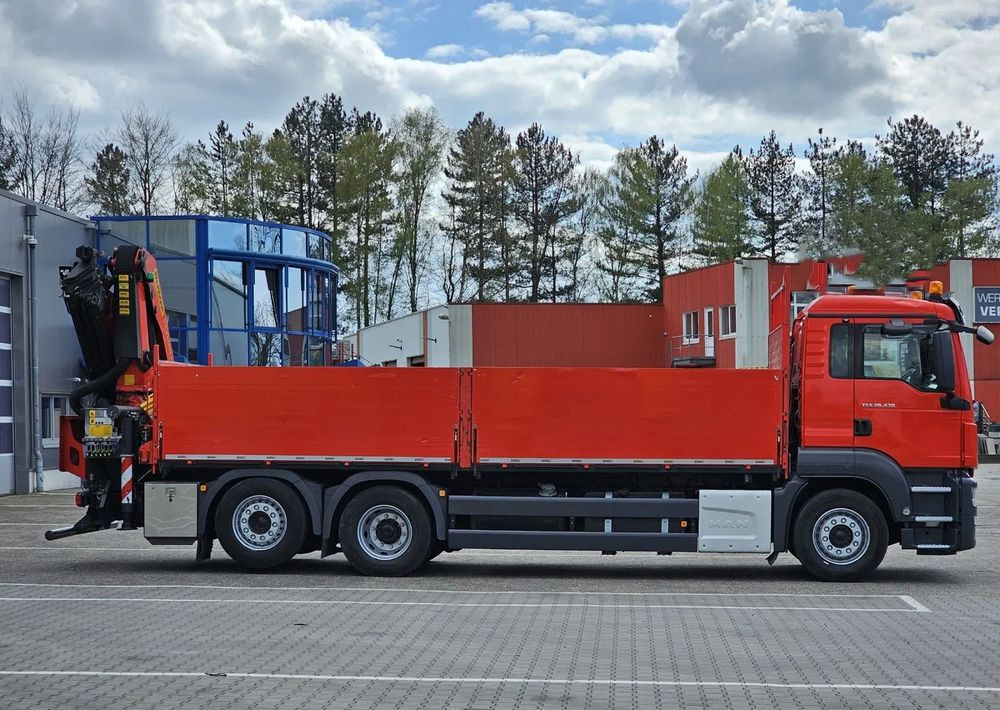 MAN MAN TGS 26.430 | Skrzynia + HDS Palfinger PK 22002 |6-krotne hydrauliczne przedłużenia | PILOT | Pneumatyka | - Truk flatbed, Truk derek: gambar 3 MAN MAN TGS 26.430 | Skrzynia + HDS Palfinger PK 22002 |6-krotne hydrauliczne przedłużenia | PILOT | Pneumatyka | - Truk flatbed, Truk derek: gambar 3