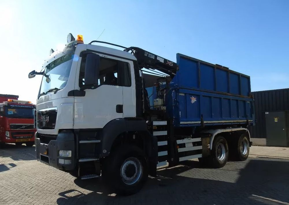 MAN TGS 26.400 6x6 – Wywrotka 3-stronna Meiller + Żuraw HIAB 166 E3 HIPRO – 429.222 km – Euro 4 - Truk jungkit, Truk derek: gambar 2 MAN TGS 26.400 6x6 – Wywrotka 3-stronna Meiller + Żuraw HIAB 166 E3 HIPRO – 429.222 km – Euro 4 - Truk jungkit, Truk derek: gambar 2