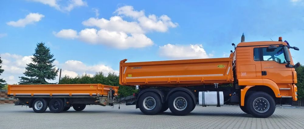 MAN TGS 26.440 | 6x4 | Retarder | Automat | Wywrotka Meiller | Euro 6 | + Przyczepa HUMBAUR wywrotka trójstronna | - Truk jungkit: gambar 2 MAN TGS 26.440 | 6x4 | Retarder | Automat | Wywrotka Meiller | Euro 6 | + Przyczepa HUMBAUR wywrotka trójstronna | - Truk jungkit: gambar 2