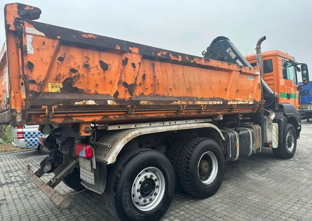 Truk jungkit MAN TGS 26.480 6x4 •KRAN HIAB XS 166 HIDUO • Wywrotka 3-stronna • Bordmatik • Euro 6 • Retarder •: gambar 6
