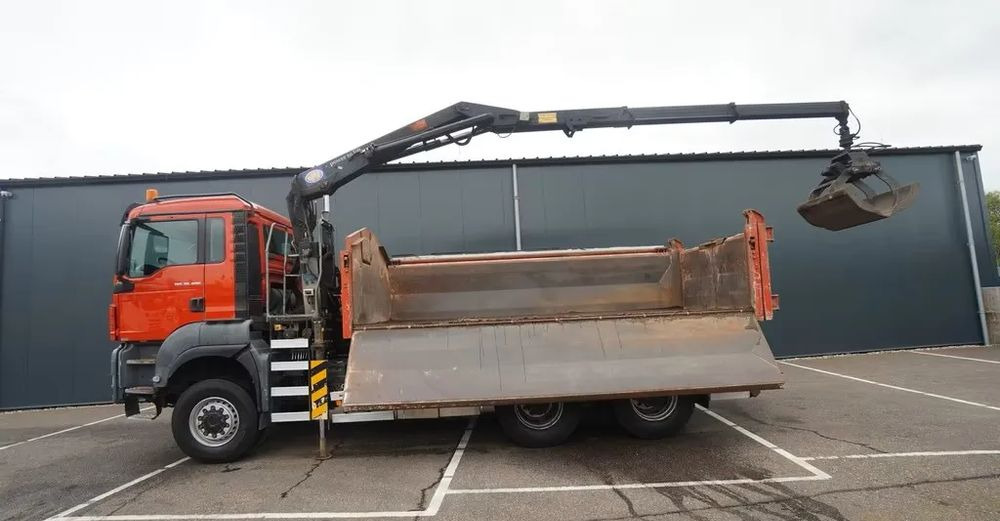 MAN TGS 28.400 / 6x6 / WYWROTKA 2-STRONNA Z HDS HMF 1643 Z2/ EURO 5 - Truk jungkit: gambar 5 MAN TGS 28.400 / 6x6 / WYWROTKA 2-STRONNA Z HDS HMF 1643 Z2/ EURO 5 - Truk jungkit: gambar 5