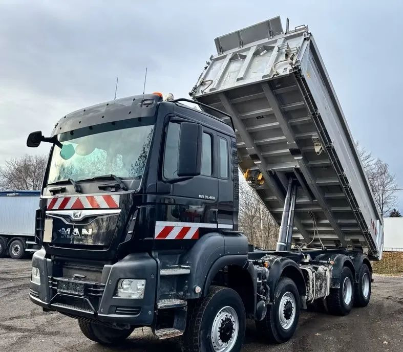 MAN TGS 35.460 / 8x6 – Meiller Trójstronna wywrotka / Euro 6c / Kamera / - Truk jungkit: gambar 1 MAN TGS 35.460 / 8x6 – Meiller Trójstronna wywrotka / Euro 6c / Kamera / - Truk jungkit: gambar 1
