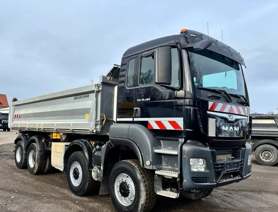 MAN TGS 35.460 / 8x6 – Meiller Trójstronna wywrotka / Euro 6c / Kamera / - Truk jungkit: gambar 2 MAN TGS 35.460 / 8x6 – Meiller Trójstronna wywrotka / Euro 6c / Kamera / - Truk jungkit: gambar 2