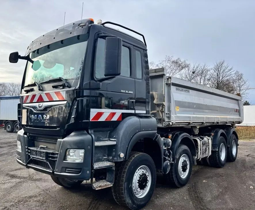 MAN TGS 35.460 / 8x6 – Meiller Trójstronna wywrotka / Euro 6c / Kamera / - Truk jungkit: gambar 3 MAN TGS 35.460 / 8x6 – Meiller Trójstronna wywrotka / Euro 6c / Kamera / - Truk jungkit: gambar 3