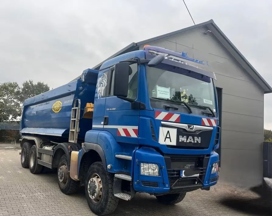 MAN TGS 41.460 8x8 • Meiller • Muldenkipper • Allrad • Euro 6d • Przebieg: 85 000 km - Truk jungkit: gambar 1 MAN TGS 41.460 8x8 • Meiller • Muldenkipper • Allrad • Euro 6d • Przebieg: 85 000 km - Truk jungkit: gambar 1