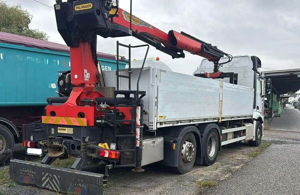 Mercedes-Benz ACTROS 2545 / 6x2 / HDS Palfinger PK 20.501 sterowany radiowo / Przyczepa w zestawie / Euro6/ Przebieg 340 000km - Truk flatbed, Truk derek: gambar 2 Mercedes-Benz ACTROS 2545 / 6x2 / HDS Palfinger PK 20.501 sterowany radiowo / Przyczepa w zestawie / Euro6/ Przebieg 340 000km - Truk flatbed, Truk derek: gambar 2