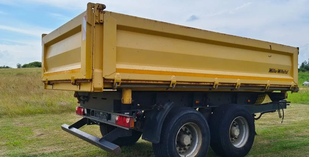 Miller Przyczepa Tandem R180 | Kipper Wywrotka trójstronna | Bordmatik- Manual | Zawieszenie pneumatyczne | Oś podnoszona|Stan idealny | - Trailer jungkit: gambar 4 Miller Przyczepa Tandem R180 | Kipper Wywrotka trójstronna | Bordmatik- Manual | Zawieszenie pneumatyczne | Oś podnoszona|Stan idealny | - Trailer jungkit: gambar 4