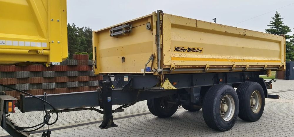 Miller Tandem R180 | Wywrotka 3-stronna | Pneumatyczne zawieszenie | Bordmatik | 2013 | Oś podnoszona - Trailer jungkit: gambar 2 Miller Tandem R180 | Wywrotka 3-stronna | Pneumatyczne zawieszenie | Bordmatik | 2013 | Oś podnoszona - Trailer jungkit: gambar 2