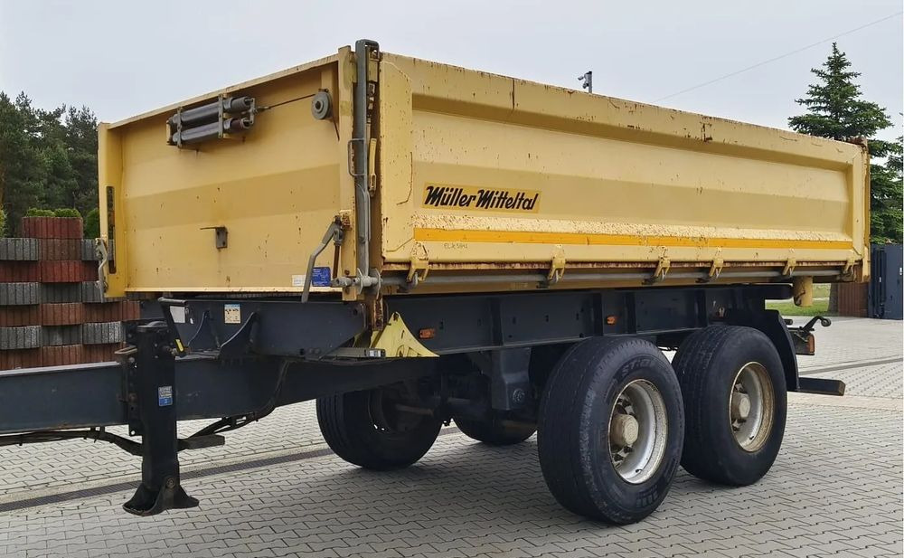Miller Tandem R180 | Wywrotka 3-stronna | Pneumatyczne zawieszenie | Bordmatik | 2013 | Oś podnoszona - Trailer jungkit: gambar 1 Miller Tandem R180 | Wywrotka 3-stronna | Pneumatyczne zawieszenie | Bordmatik | 2013 | Oś podnoszona - Trailer jungkit: gambar 1