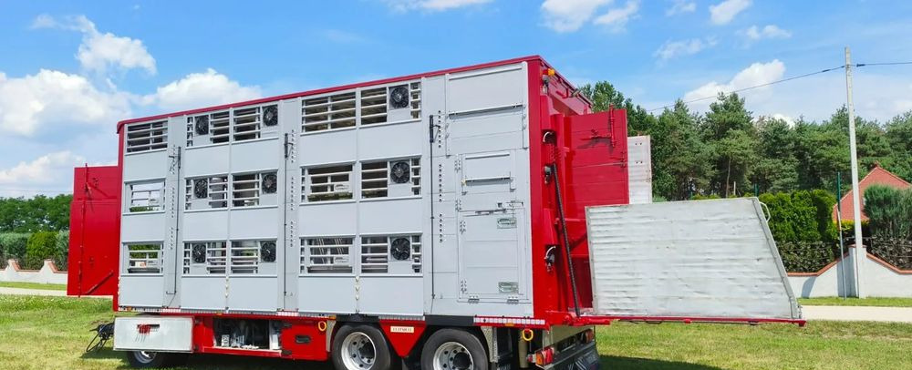 Pezzaioli RBA 32/TRZYOSIOWA PRZYCZEPA-2XBYDŁO,3X TRZODA/HYDRAULICZNIE PODNOSZONY DACH I PODŁOGI / OŚ ŚRODKOWA PODNOSZONA - Trailer pengangkut hewan: gambar 2 Pezzaioli RBA 32/TRZYOSIOWA PRZYCZEPA-2XBYDŁO,3X TRZODA/HYDRAULICZNIE PODNOSZONY DACH I PODŁOGI / OŚ ŚRODKOWA PODNOSZONA - Trailer pengangkut hewan: gambar 2