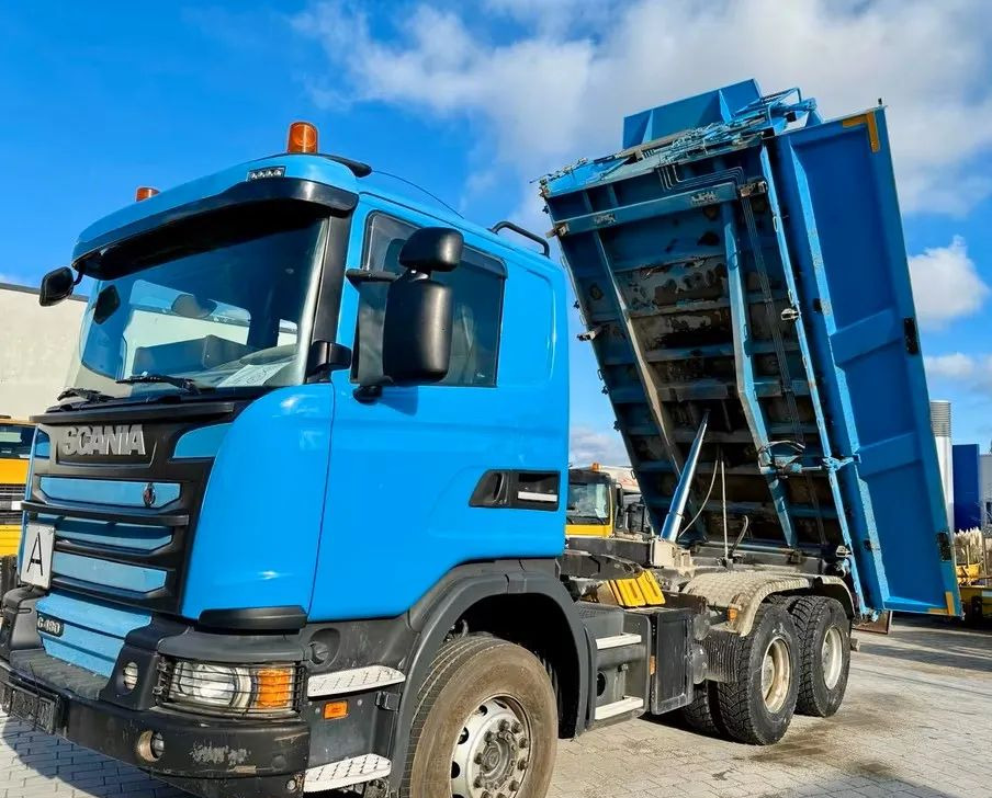 Scania G 480 6x4 |Wywrotka trójstronna Dautel | Bordmatik | Euro 5 | Retarder | Klima | Napęd na tylną oś - Truk jungkit: gambar 5 Scania G 480 6x4 |Wywrotka trójstronna Dautel | Bordmatik | Euro 5 | Retarder | Klima | Napęd na tylną oś - Truk jungkit: gambar 5