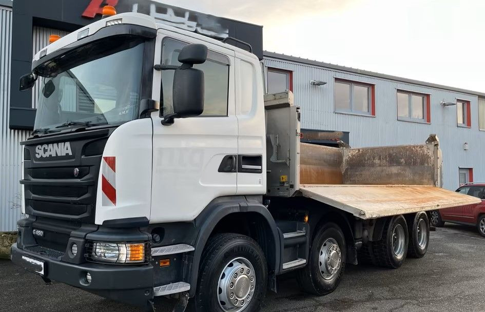 Scania G450 8x4 – Meiller 3-stronny wywrot – Bordmatik – Retarder – Euro 6 – 298.420 km - Truk jungkit: gambar 4 Scania G450 8x4 – Meiller 3-stronny wywrot – Bordmatik – Retarder – Euro 6 – 298.420 km - Truk jungkit: gambar 4