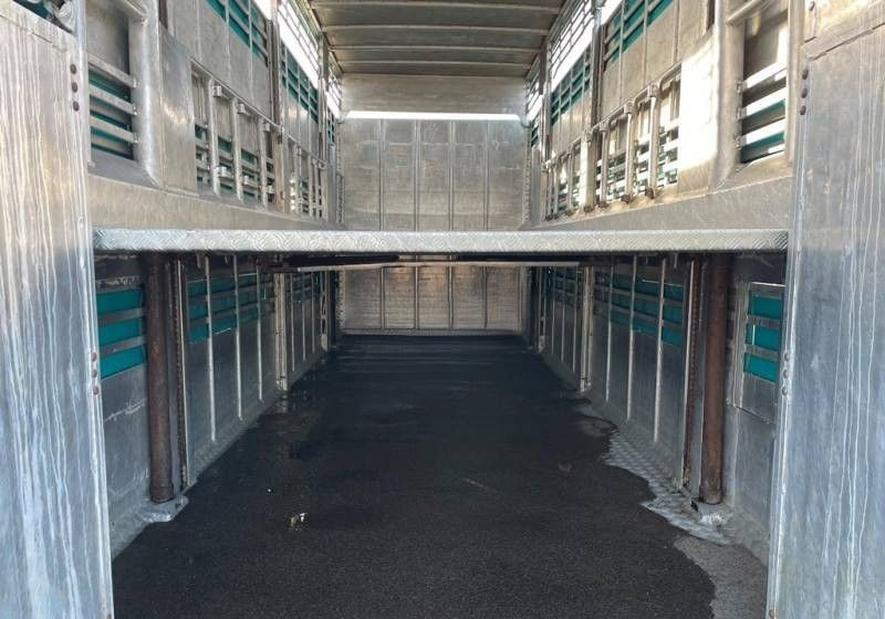 Scania R380 / 6x2 / Pezzaioli / 2-poziomowa zabudowa do przewozu zwierząt / Euro 3 / oś podnoszona / podnoszony dach - Truk pengangkut hewan: gambar 4 Scania R380 / 6x2 / Pezzaioli / 2-poziomowa zabudowa do przewozu zwierząt / Euro 3 / oś podnoszona / podnoszony dach - Truk pengangkut hewan: gambar 4