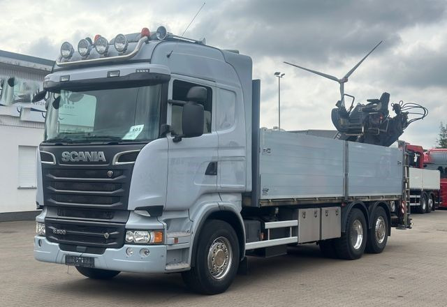 Scania R500 V8 6x2 |platforma budowlana z HDS FASSI F235 sterowanie radiowe | Euro5| Oś tylna: podnoszona i skrętna - Truk flatbed, Truk derek: gambar 1 Scania R500 V8 6x2 |platforma budowlana z HDS FASSI F235 sterowanie radiowe | Euro5| Oś tylna: podnoszona i skrętna - Truk flatbed, Truk derek: gambar 1